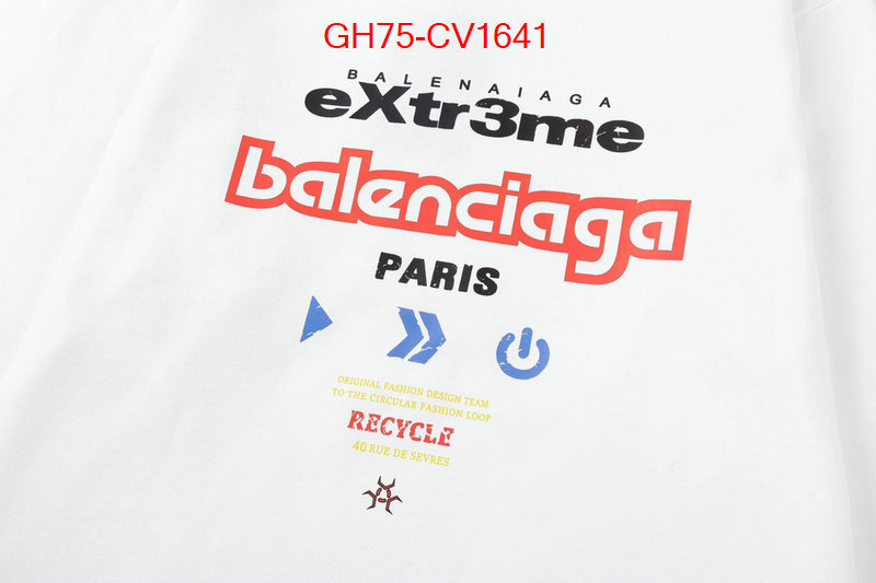 Clothing-Balenciaga replica sale online ID: CV1641 $: 75USD