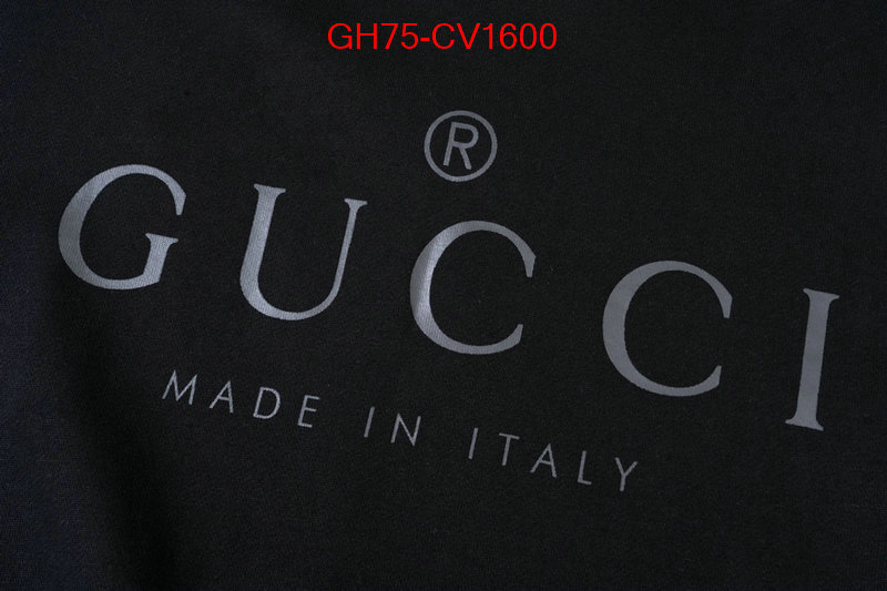 Clothing-Gucci online ID: CV1600 $: 75USD