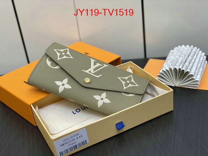 LV Bags(TOP)-Wallet aaaaa+ replica designer ID: TV1519 $: 119USD