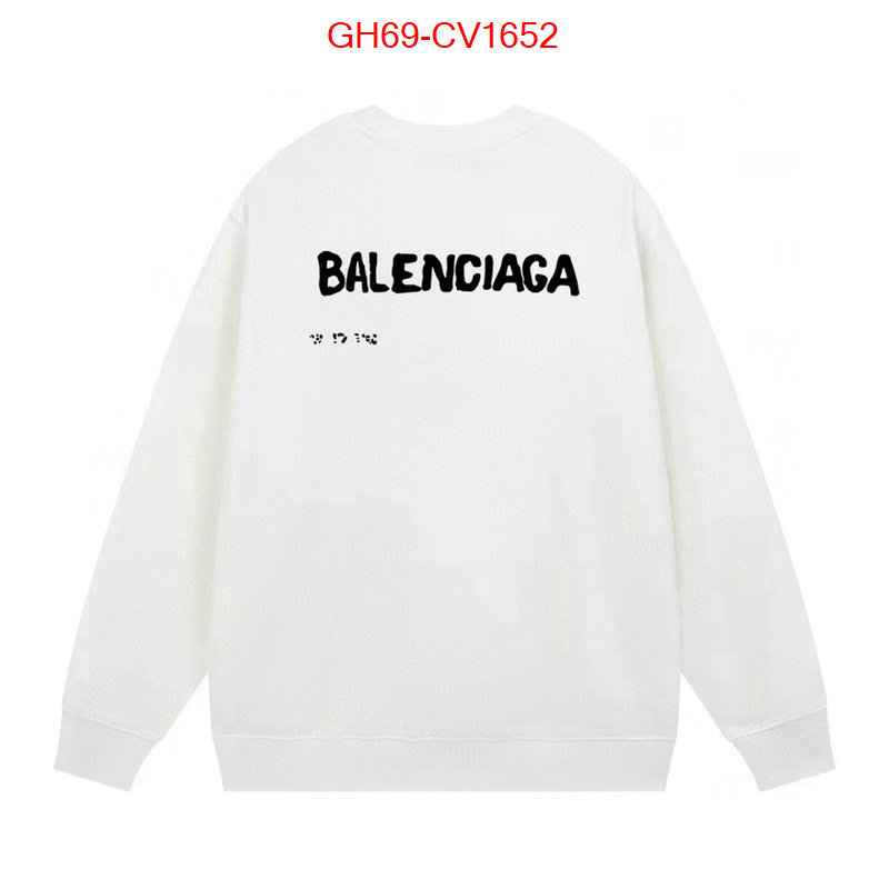 Clothing-Balenciaga online from china designer ID: CV1652 $: 69USD