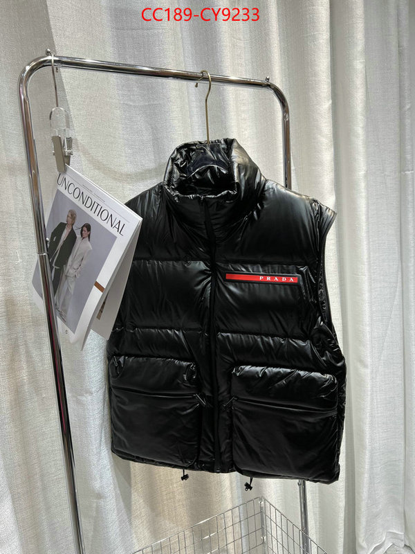 Down jacket Women-Prada top brands like ID: CY9233 $: 189USD