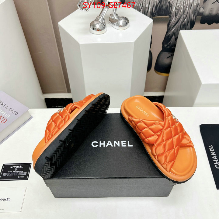 Women Shoes-Chanel top 1:1 replica ID: SE7467 $: 109USD