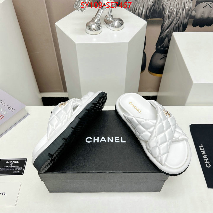 Women Shoes-Chanel top 1:1 replica ID: SE7467 $: 109USD