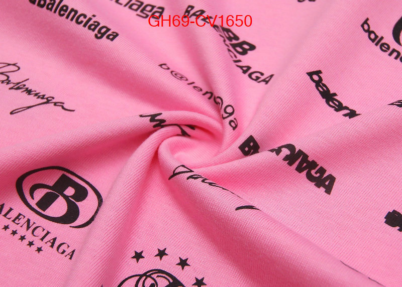 Clothing-Balenciaga high quality replica designer ID: CV1650 $: 69USD