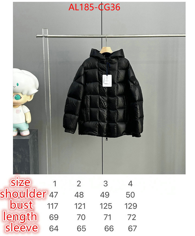 Down jacket Women-Moncler replica shop ID: CG36 $: 185USD