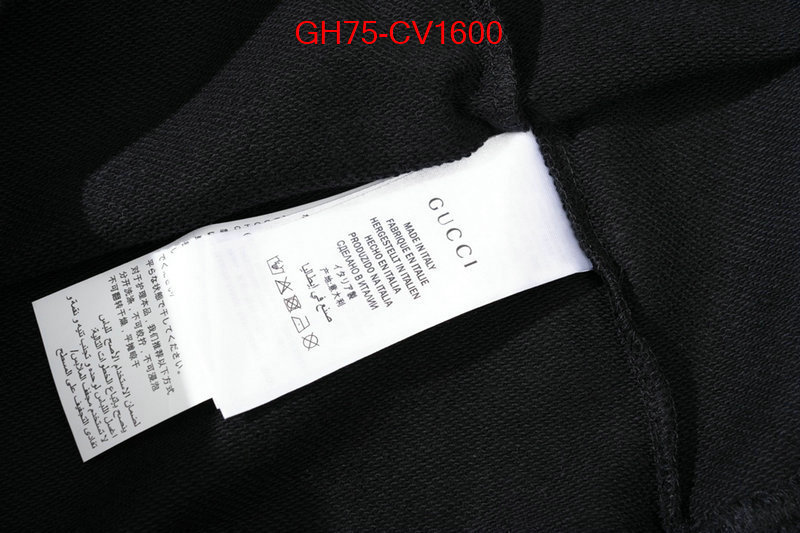 Clothing-Gucci online ID: CV1600 $: 75USD