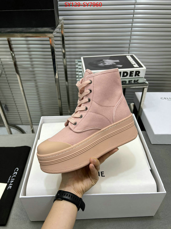 Women Shoes-CELINE top perfect fake ID: SY7960 $: 129USD