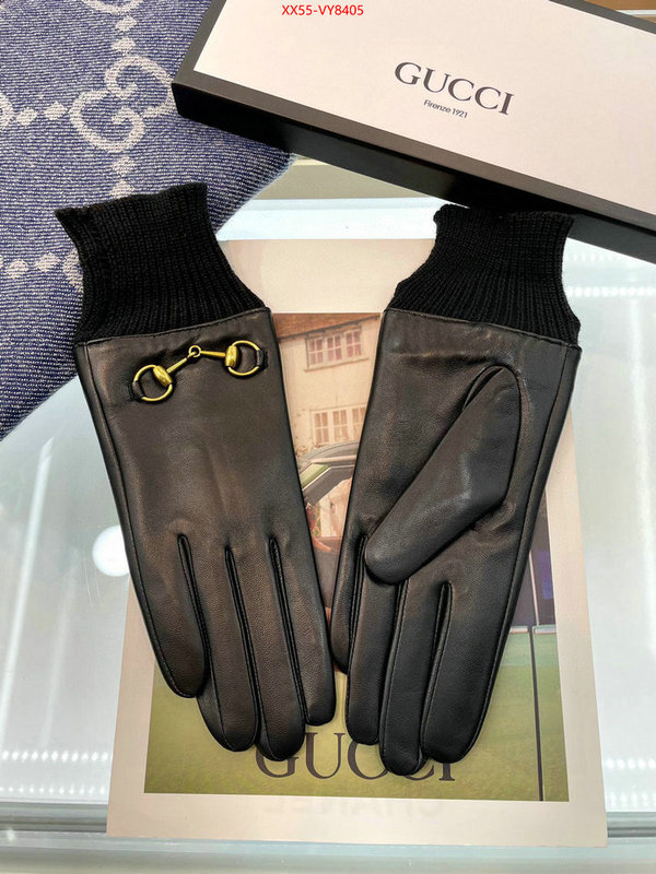 Gloves-Gucci how quality ID: VY8405 $: 55USD