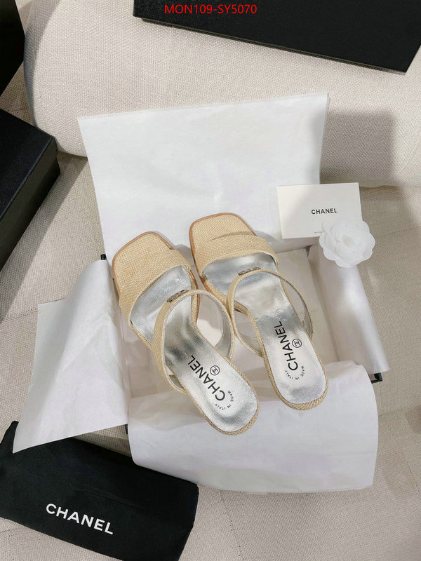 Women Shoes-Chanel wholesale imitation designer replicas ID: SY5070 $: 109USD