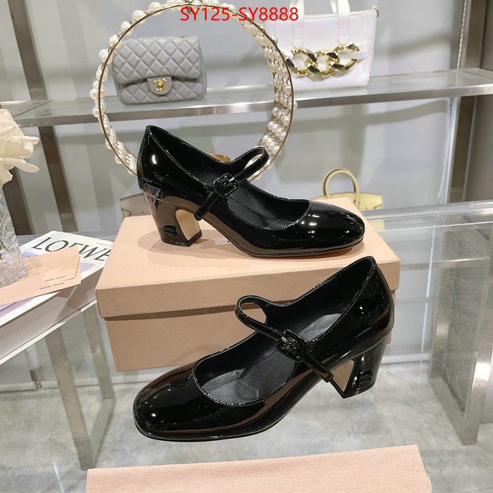 Women Shoes-Miu Miu what are the best replica ID: SY8888 $: 125USD