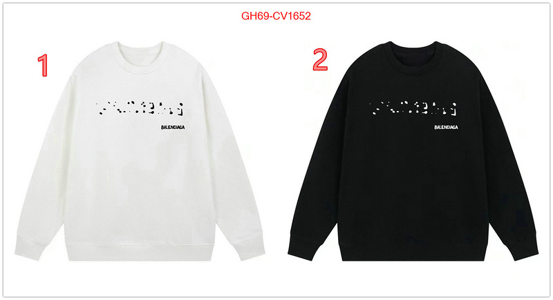 Clothing-Balenciaga online from china designer ID: CV1652 $: 69USD