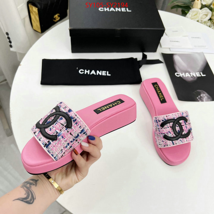 Women Shoes-Chanel shop designer replica ID: SY2194 $: 105USD