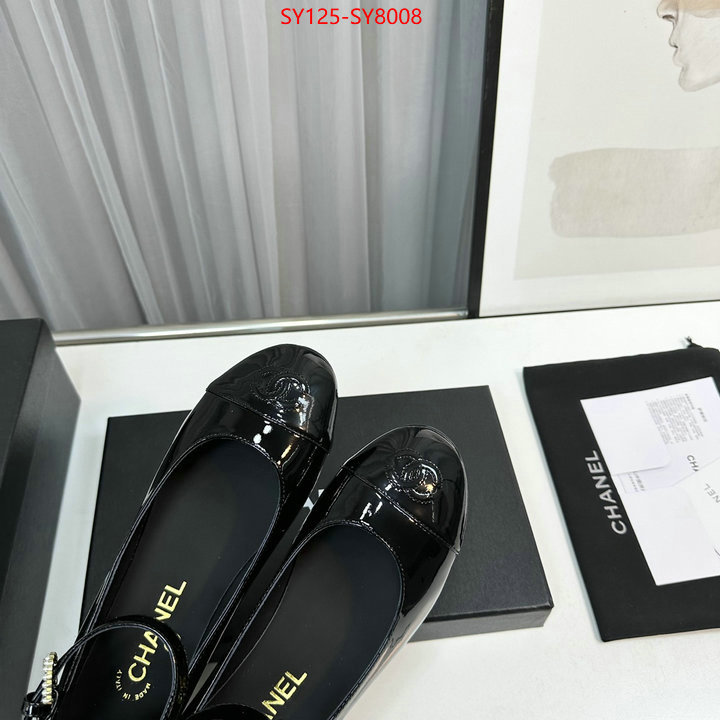 Women Shoes-Chanel buying replica ID: SY8008 $: 125USD