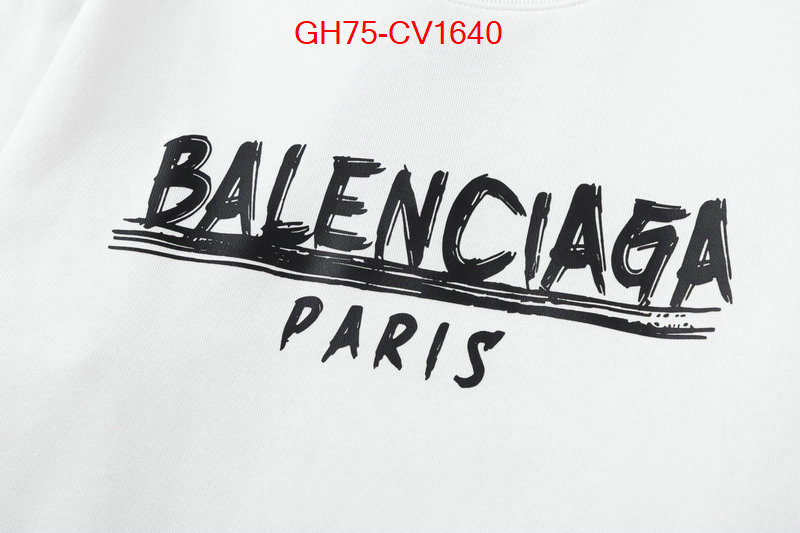 Clothing-Balenciaga high quality perfect ID: CV1640 $: 75USD