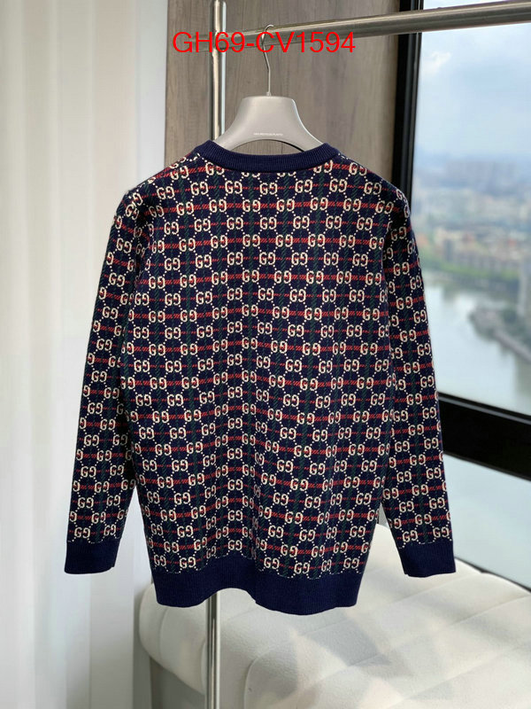 Clothing-Gucci online shop ID: CV1594 $: 69USD