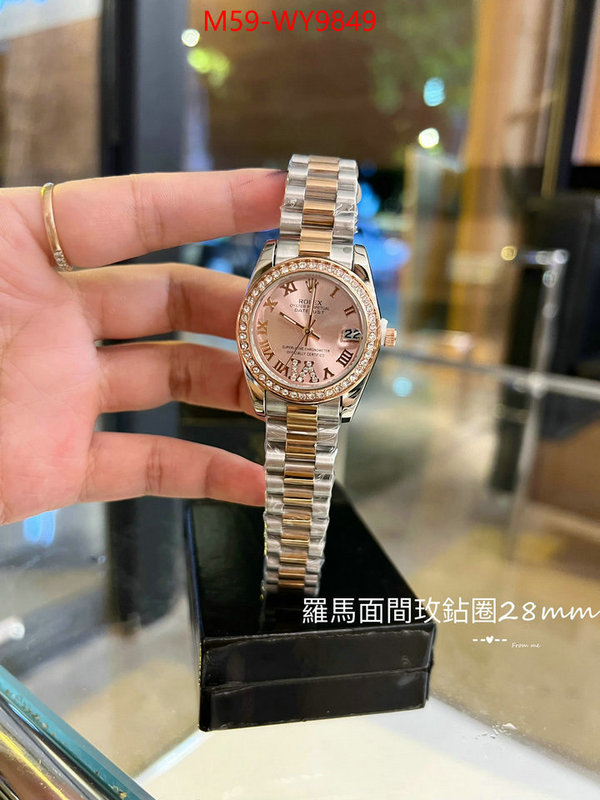 Watch(4A)-Rolex top perfect fake ID: WY9849 $: 59USD