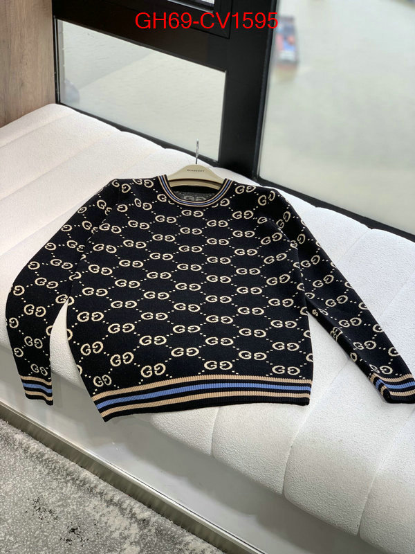 Clothing-Gucci wholesale replica ID: CV1595 $: 69USD