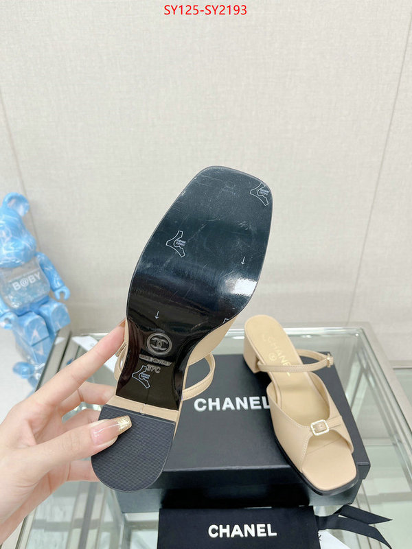 Women Shoes-Chanel aaaaa replica ID: SY2193 $: 125USD
