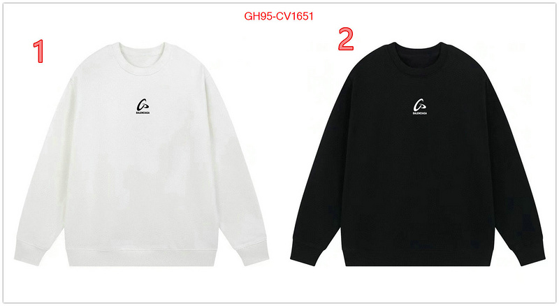 Clothing-Balenciaga same as original ID: CV1651 $: 95USD