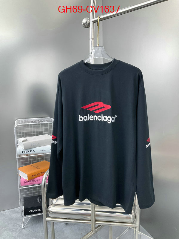 Clothing-Balenciaga cheap high quality replica ID: CV1637 $: 69USD