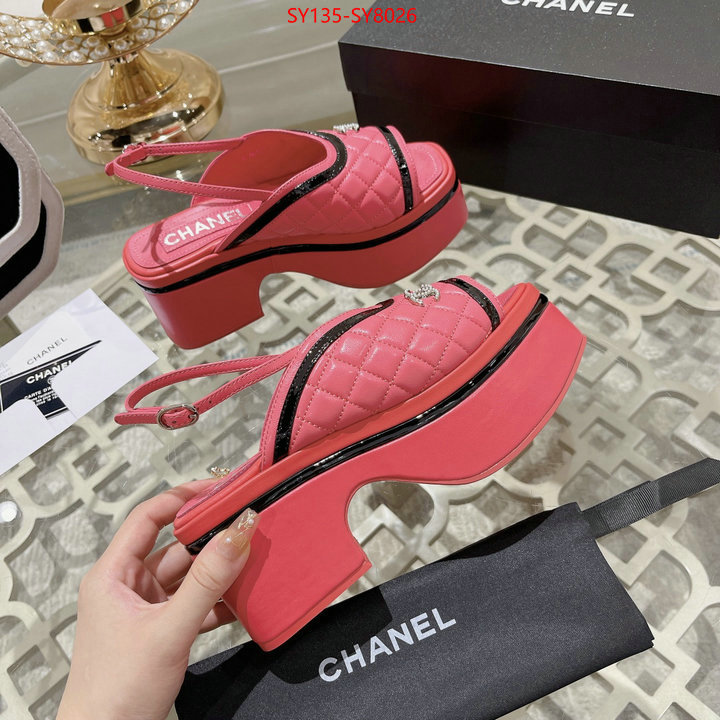 Women Shoes-Chanel perfect replica ID: SY8026 $: 135USD