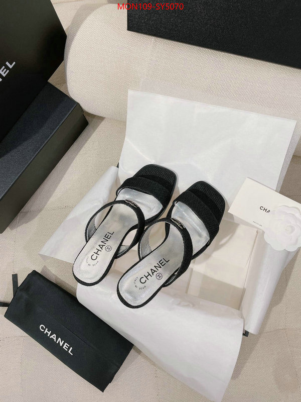 Women Shoes-Chanel wholesale imitation designer replicas ID: SY5070 $: 109USD