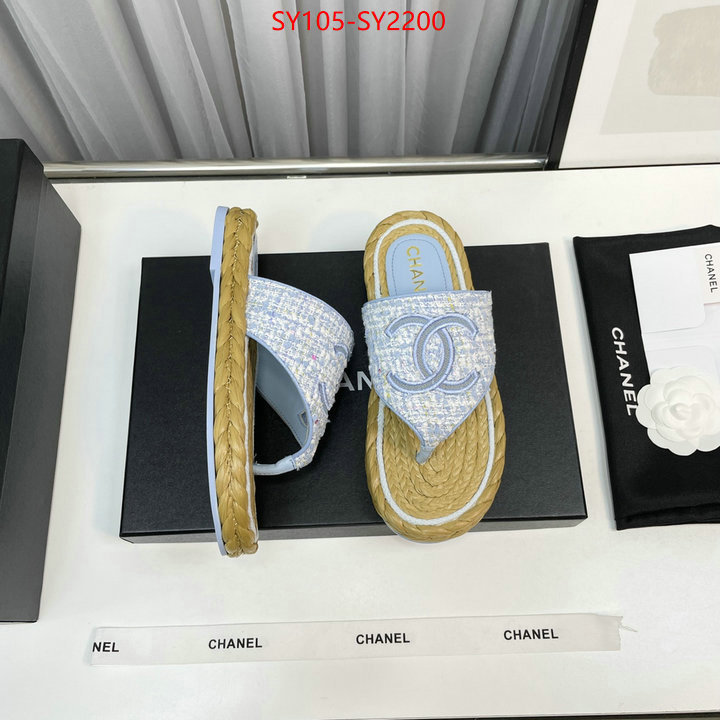 Women Shoes-Chanel aaaaa+ replica ID: SY2200 $: 105USD