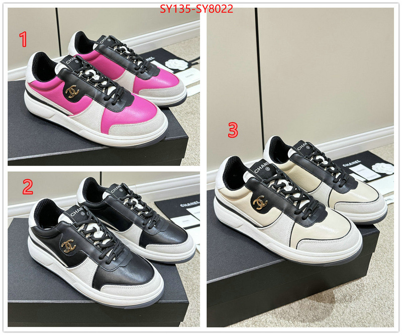 Women Shoes-Chanel customize best quality replica ID: SY8022 $: 135USD