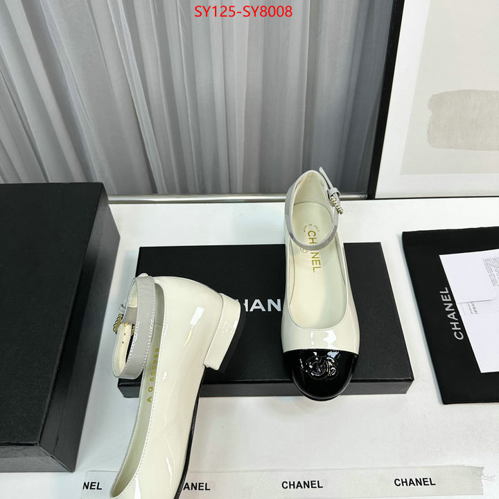 Women Shoes-Chanel buying replica ID: SY8008 $: 125USD