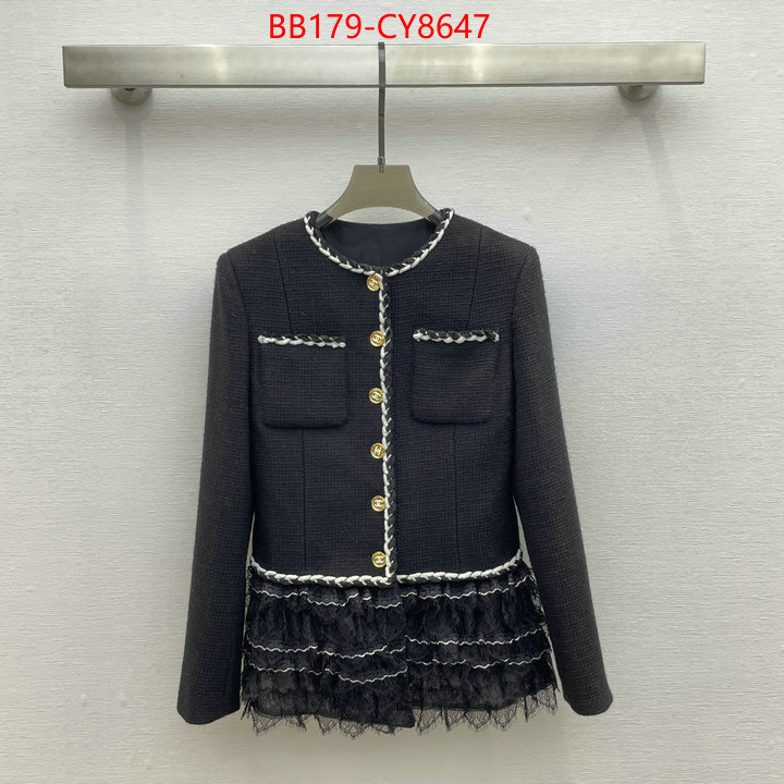 Clothing-Chanel aaaaa+ replica designer ID: CY8647 $: 179USD