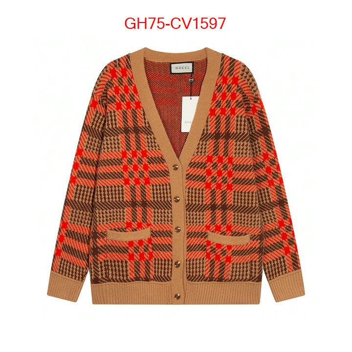 Clothing-Gucci online ID: CV1597 $: 75USD