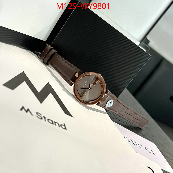 Watch(4A)-Gucci wholesale designer shop ID: WY9801 $: 129USD