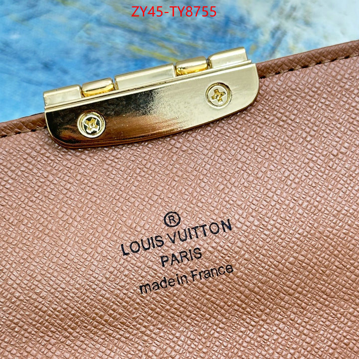 LV Bags(4A)-Wallet what is top quality replica ID: TY8755 $: 45USD