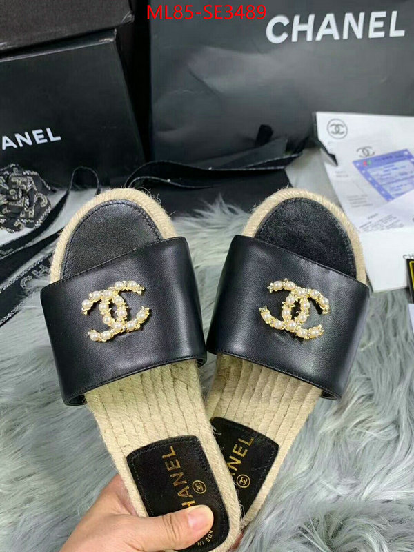 Women Shoes-Chanel good ID: SE3489 $: 85USD