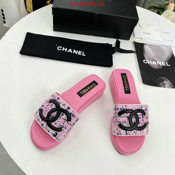 Women Shoes-Chanel shop designer replica ID: SY2194 $: 105USD