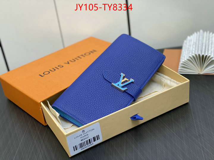 LV Bags(TOP)-Wallet customize best quality replica ID: TY8334 $: 105USD