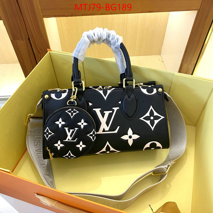 LV Bags(4A)-Handbag Collection- 2023 aaaaa replica customize ID: BG189 $: 79USD