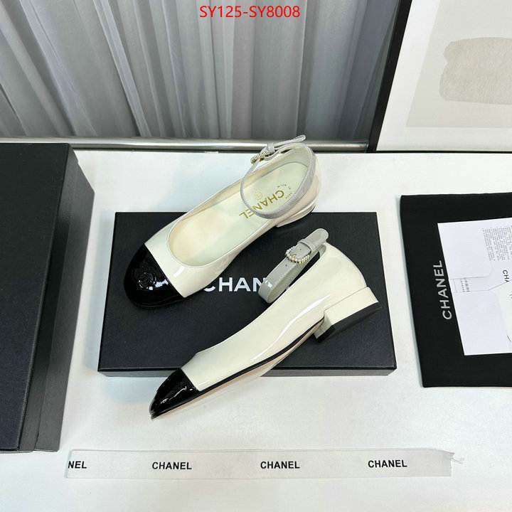 Women Shoes-Chanel buying replica ID: SY8008 $: 125USD