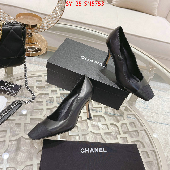 Women Shoes-Chanel fake cheap best online ID: SN5753 $: 125USD