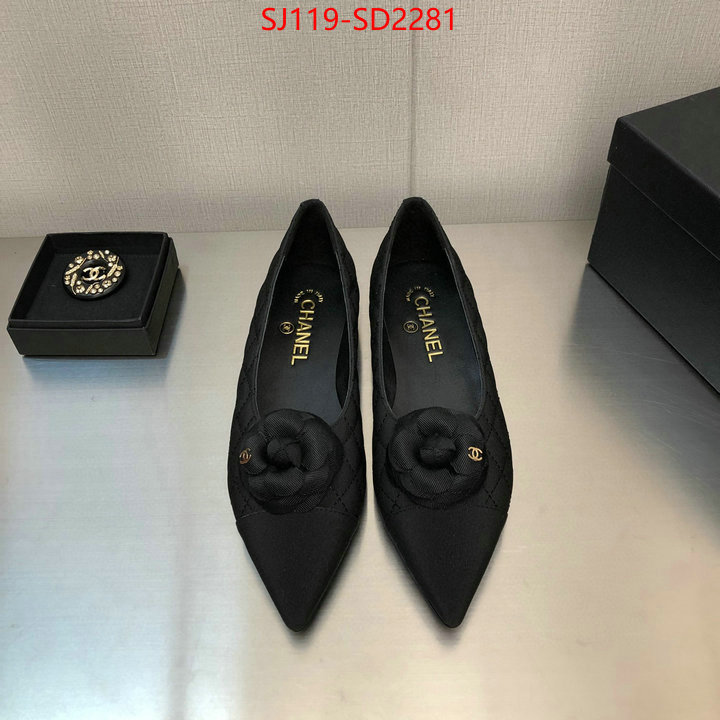 Women Shoes-Chanel high quality 1:1 replica ID: SD2281 $: 119USD