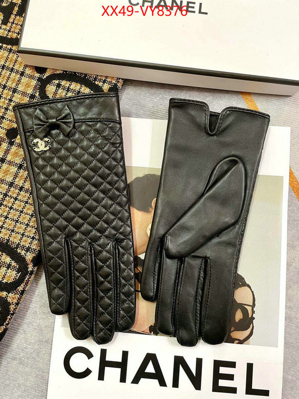 Gloves-Chanel buy cheap ID: VY8376 $: 49USD