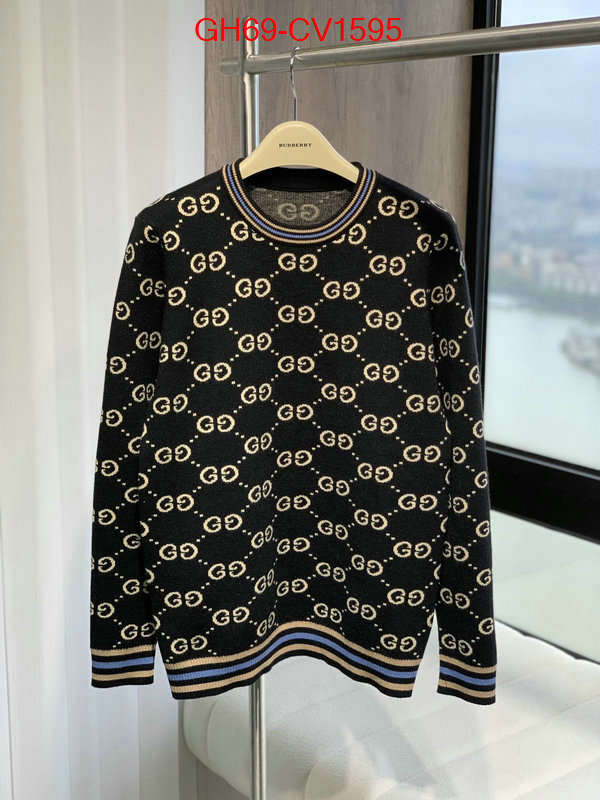 Clothing-Gucci wholesale replica ID: CV1595 $: 69USD