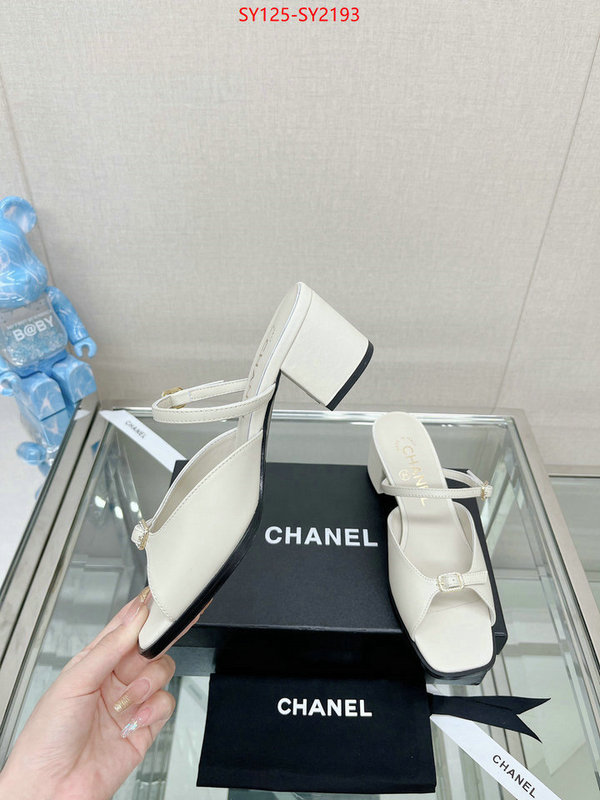 Women Shoes-Chanel aaaaa replica ID: SY2193 $: 125USD