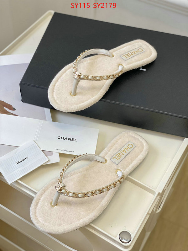 Women Shoes-Chanel aaaaa+ class replica ID: SY2179 $: 115USD