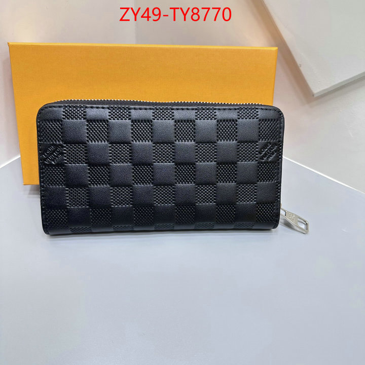 LV Bags(4A)-Wallet what is a counter quality ID: TY8770 $: 49USD