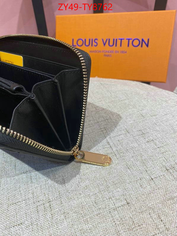 LV Bags(4A)-Wallet replica aaaaa+ designer ID: TY8762 $: 49USD