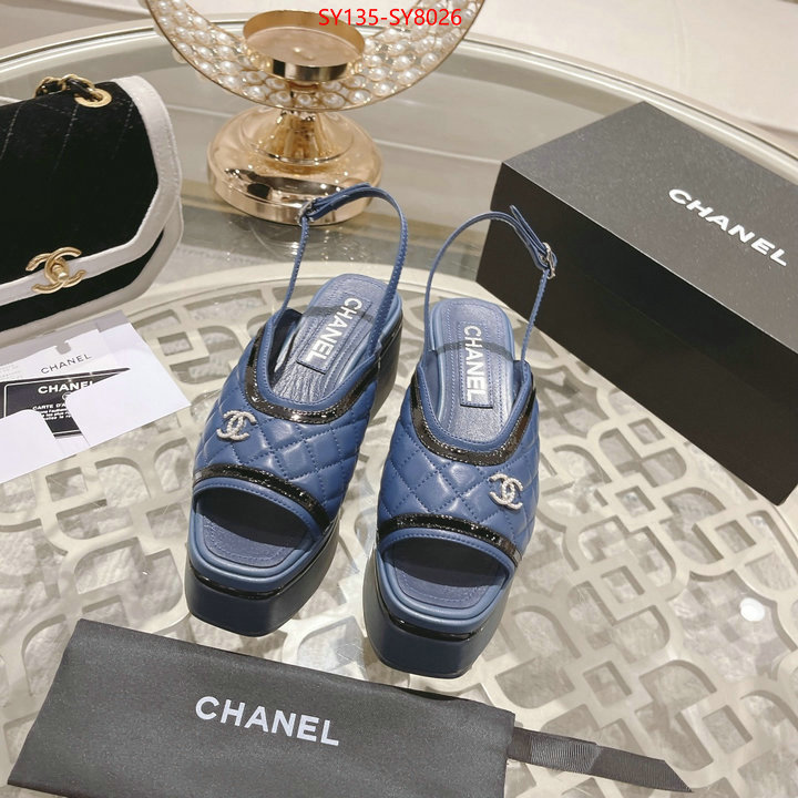 Women Shoes-Chanel perfect replica ID: SY8026 $: 135USD