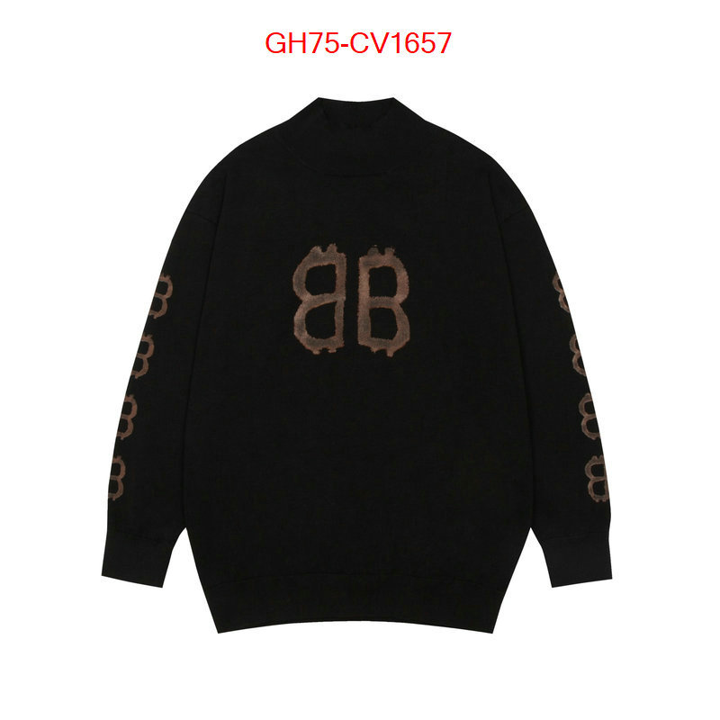 Clothing-Balenciaga 7 star quality designer replica ID: CV1657 $: 75USD