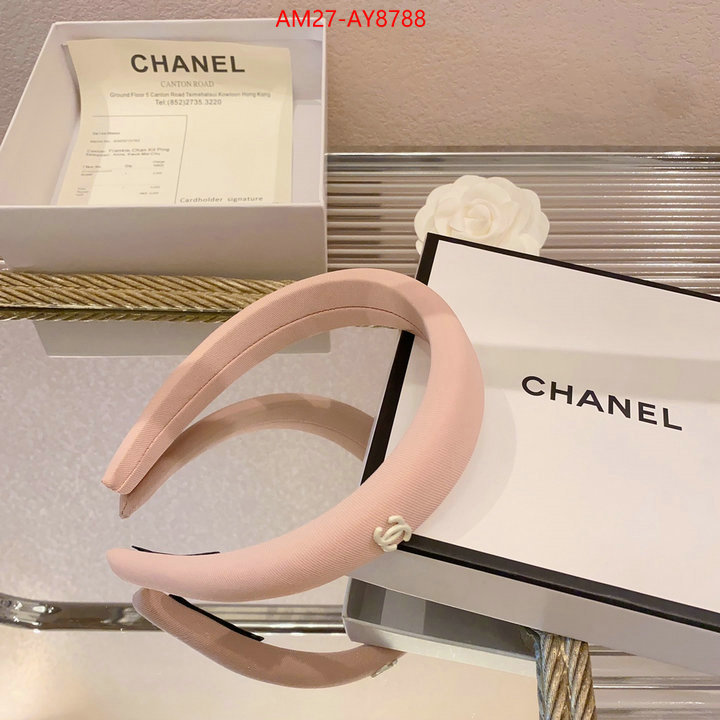 Hair band-Chanel 2023 replica wholesale cheap sales online ID: AY8788 $: 27USD