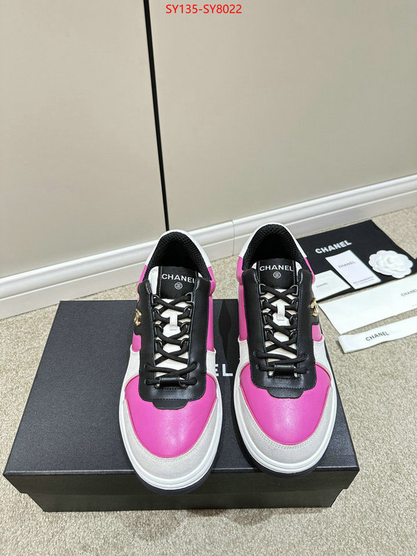 Women Shoes-Chanel customize best quality replica ID: SY8022 $: 135USD